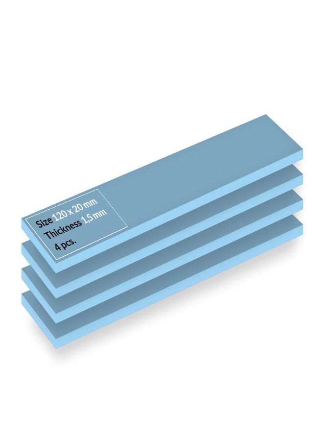 ARCTIC TP-3: Premium Performance Thermal Pad, 120 x 20 x 1.5 mm (Stackable to 2.0 mm Without Performance Loss), 4 Pieces - High Performance, Particularly Soft, Ideal Gap Filler, Bridging Gaps - Image 1